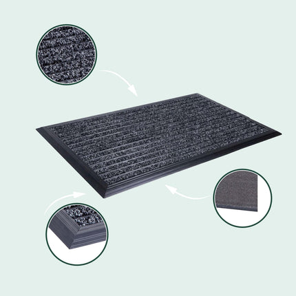 Entrance Mat With Aluminium Frame – Weatherproof, Non-Slip