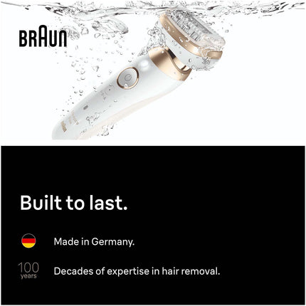 Epilator Wet & Dry, Long-Lasting Smooth Skin, Gold