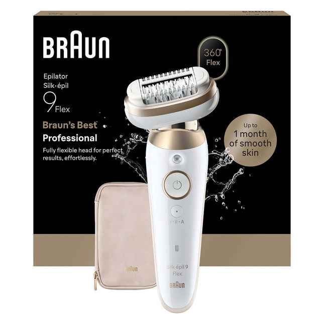 Epilator Wet & Dry, Long-Lasting Smooth Skin, Gold