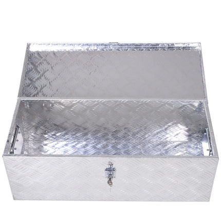 Equipment box in aluminum - Silver, 76x33x25 cm