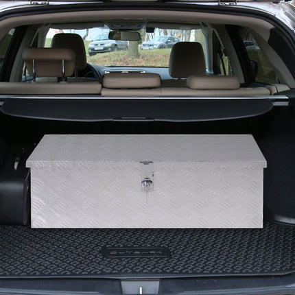 Equipment box in aluminum - Silver, 76x33x25 cm