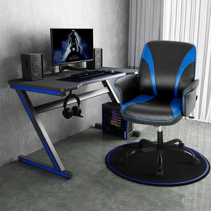Ergonomic Gaming Chair, Height Adjustable, PVC Leather