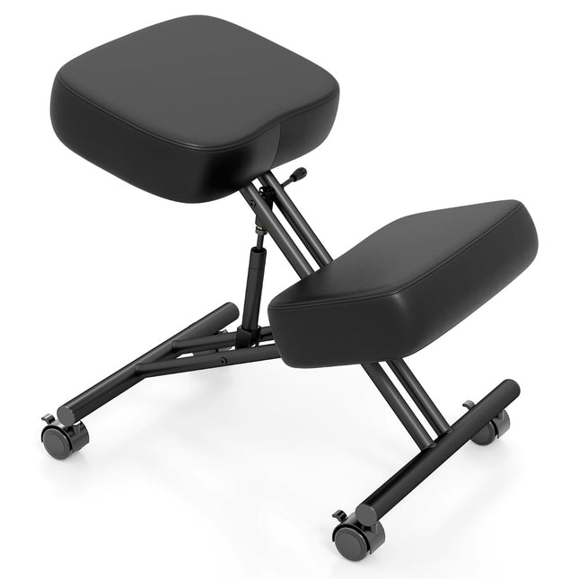 Ergonomic Kneeling Chair with Adjustable Height and Wheels