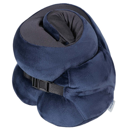 Ergonomic Memory Foam Neck Pillow, Midnight Blue