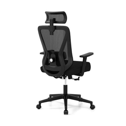 Ergonomic Mesh Office Chair, Adjustable Headrest, Black
