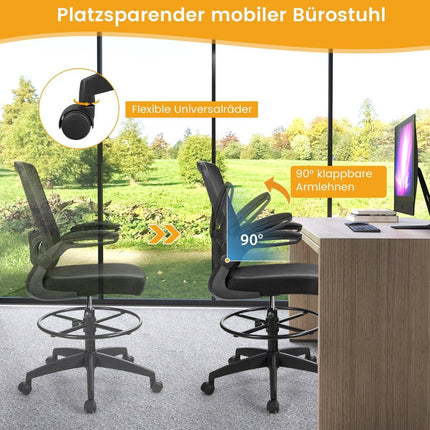 Ergonomic Mesh Office Chair, High Back, Adjustable Arms