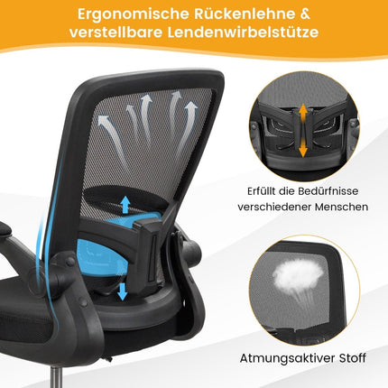 Ergonomic Mesh Office Chair, High Back, Adjustable Arms