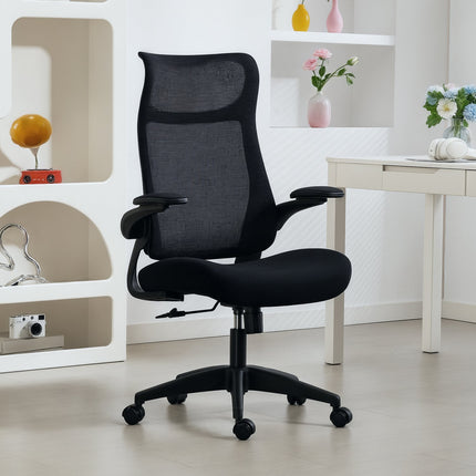 Ergonomic Office Chair, 3D Armrests, Mesh Back, Black