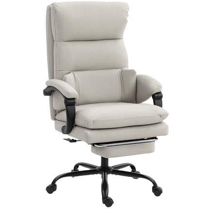Ergonomic Office Chair, Adjustable, Lumbar Support, Light Grey