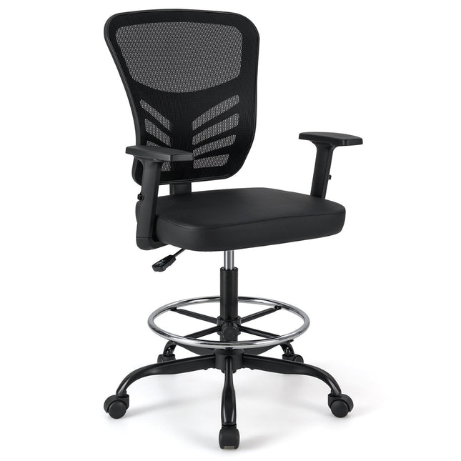 Ergonomic Office Chair, Adjustable Seat Height 54-75 cm