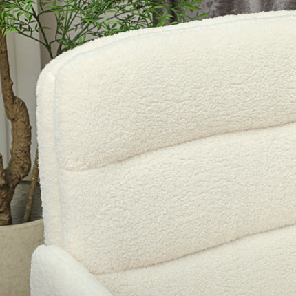Ergonomic Office Chair, Fabric Cover, Adjustable, Cream