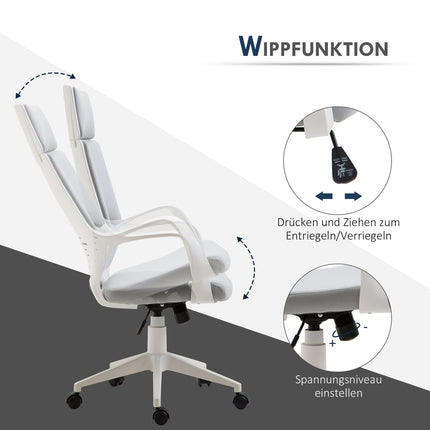 Ergonomic Office Chair, High Back, Adjustable Height