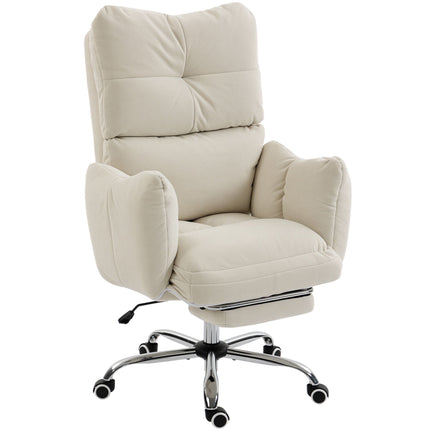 Ergonomic Office Chair with Footrest, Adjustable Backrest