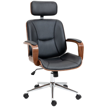 Ergonomic Office Chair with High Backrest, Black