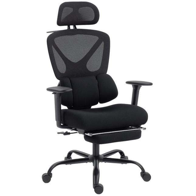Ergonomic Office Chair with Mesh, Lumbar Support, Adjustable Headrest