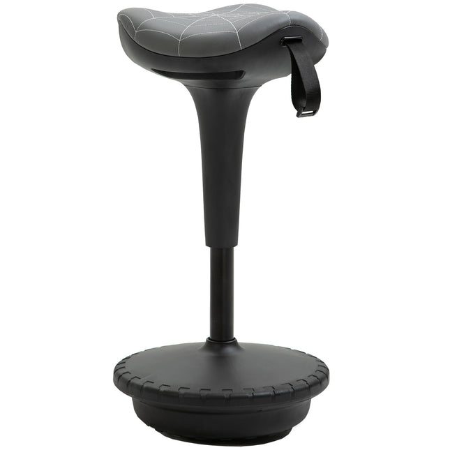 Ergonomische draaikruk, verstelbare hoogte 65,5-83,5 cm, grijs