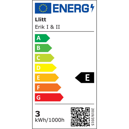 Erik I Wall light LED IP65 3000K 2W 293lm Anthracite