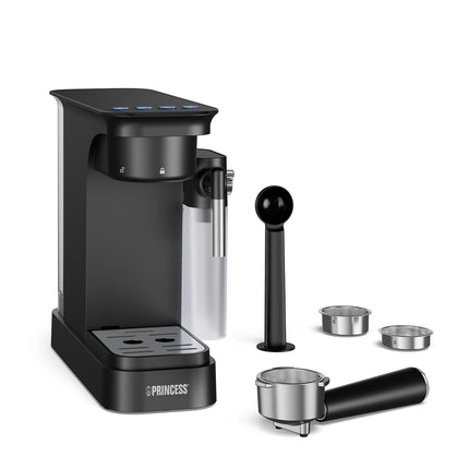 Espresso Machine with Milk Frother 20 Bar 1400W, 2 Cups at Once, 0.8L, Auto Off