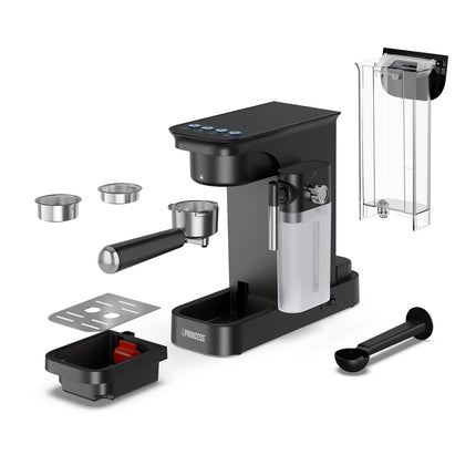 Espresso Machine with Milk Frother 20 Bar 1400W, 2 Cups at Once, 0.8L, Auto Off