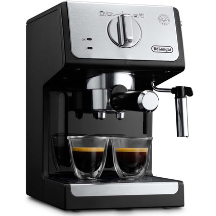 Espresso machine Manual ECP33.21.BK Active Line incl. milk frother