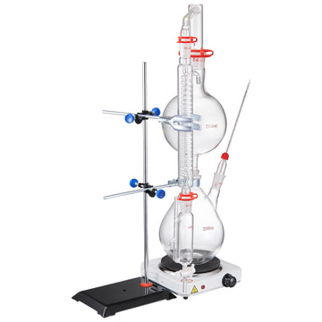 Essential Oil Distillation Kit, 2000ml, 24/40, 28-Piece