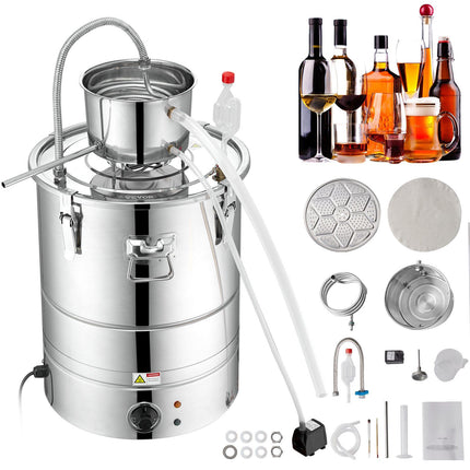 Essential Oil Still 49L, Thumper Keg, Water Pump