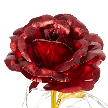 Eternal rose in a glass