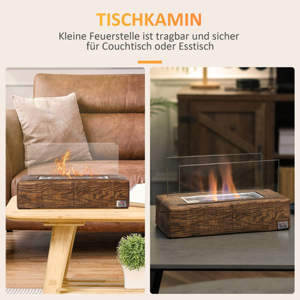 Ethanol Table stove - 0.15L, 45 min, tempered glass