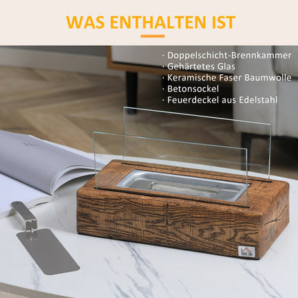 Ethanol Table stove - 0.15L, 45 min, tempered glass