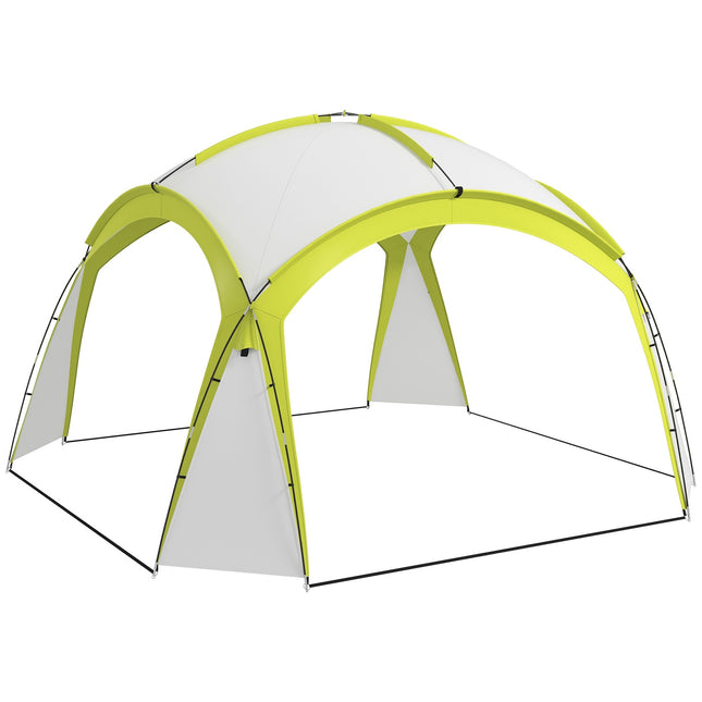 Water-repellent 3.5x3.5m garden shelter with sun protection
