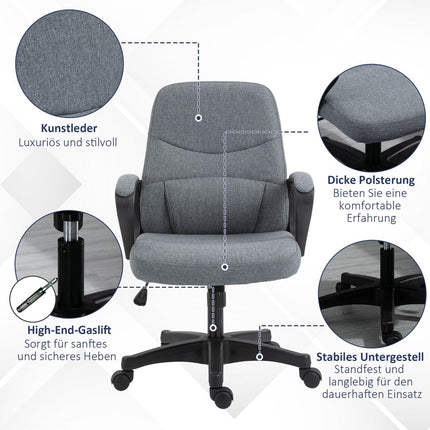 Ergonomic office chair with USB massage function