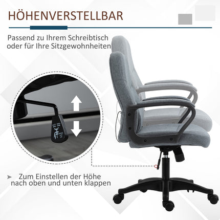 Ergonomic office chair with USB massage function