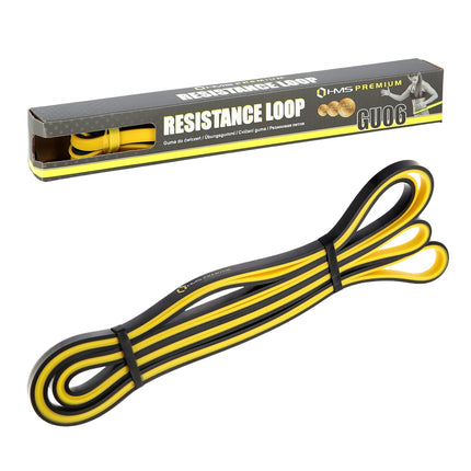 Exercise Band, Yellow-Black, Premium Resistance