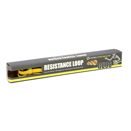 Exercise Band, Yellow-Black, Premium Resistance