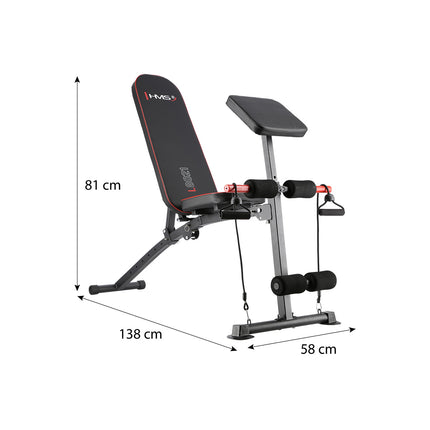 Exercise Bench, Adjustable Weight Lifting Bench