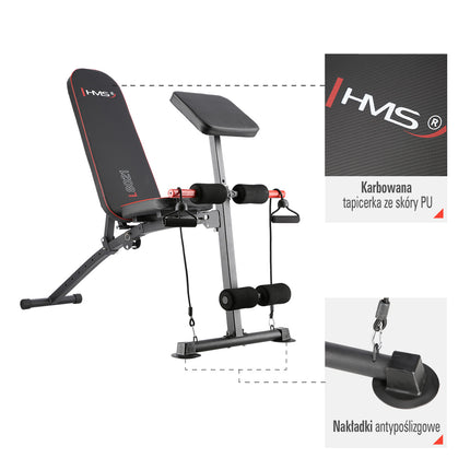Exercise Bench, Adjustable Weight Lifting Bench