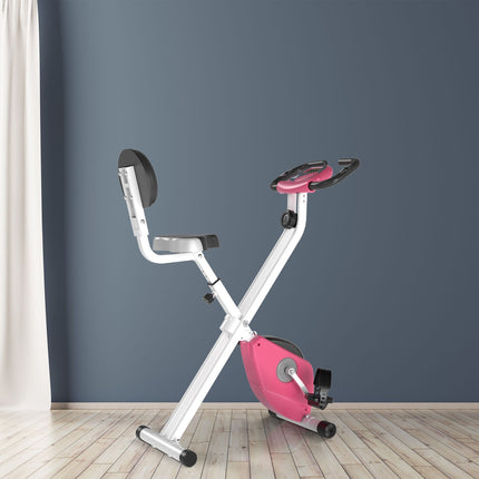 Exercise bike - 8-level magnetic resistance, adjustable height