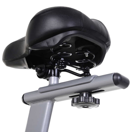 Exercise bike, 10 kg flywheel, adjustable height, black