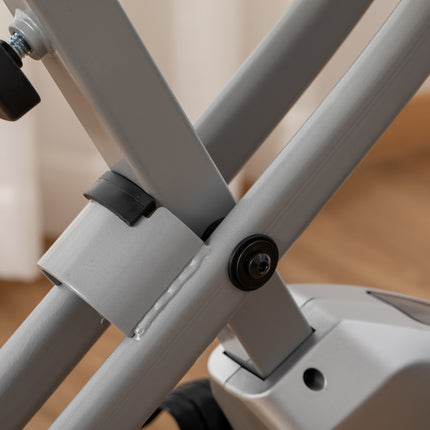 Folding exercise bike with 8-level magnetic resistance