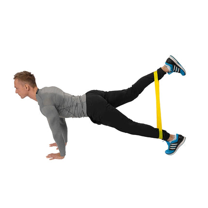 Exercise Rubber Band, Yellow, 500x50x0.4 mm
