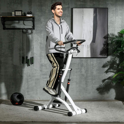 Exercise bike & Stepper, LCD screen, 12 resistance levels