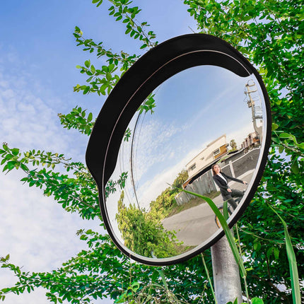 Exit mirror 60 cm black