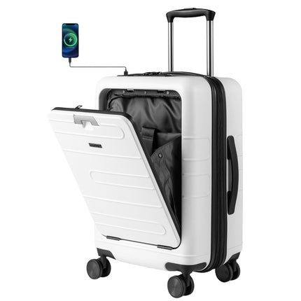 Expandable 20"" Lightweight PC Hardshell Carry-On Luggage