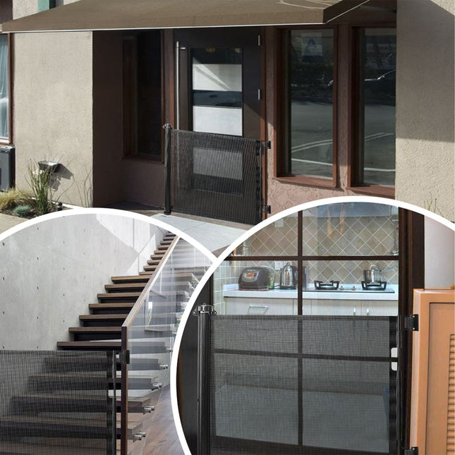 Expandable Child Safety Gate for Doors and Stairs