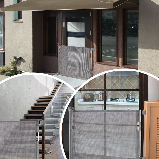Expandable Child Safety Gate for Doors and Stairs