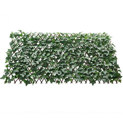 Expandable Privacy Fence Screen, Artificial Ivy 63.5x320cm