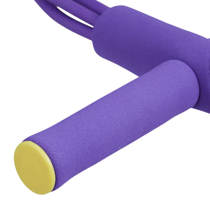 Expander exercise band with pedals