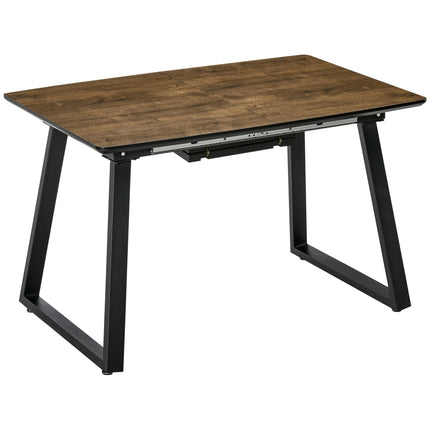 Extendable dining table, wooden finish, range 120-160 cm