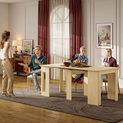 Extendable Dining Table, Chipboard, 60-180 x 85 x 75 cm, Natural
