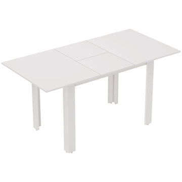 Extendable Dining Table, High Gloss, Seats 4-6, MDF